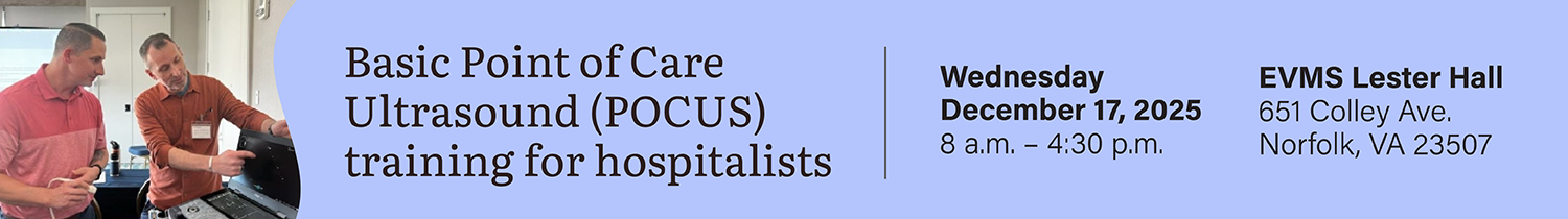 Basic Point of Care Ultrasound Training for Hospitalists-12/17/2025 Banner