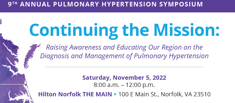 Pulmonary Hypertension Symposium 2022 Banner